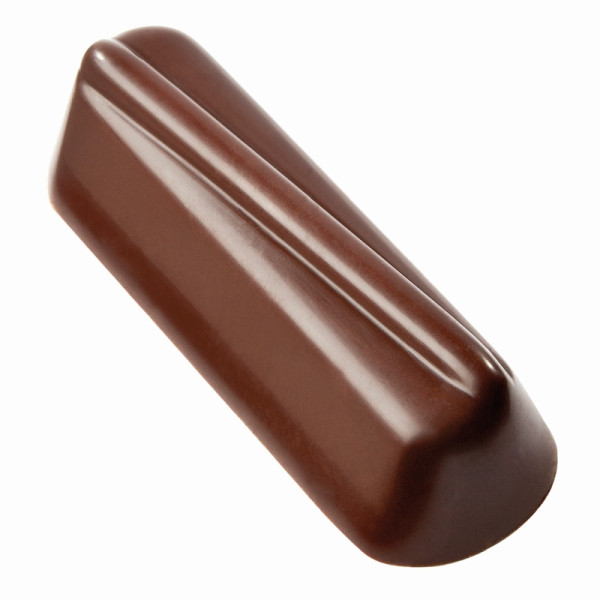 Moule à chocolat Schneider - barre avec trait, 275 x 135 x 24 mm / 48 x 16,5 x 13,5 mm, 8 g, 3 x 8 pièces, 421784