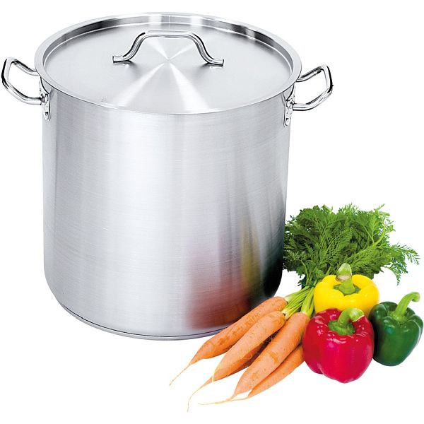 Marmite Stalgast forme haute, avec couvercle, Ø 400 mm, hauteur 400 mm, 50,3 litres, KG0101400