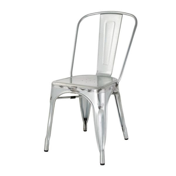 Chaises de bistrot Bolero en acier galvanisé (lot de 4), GL338
