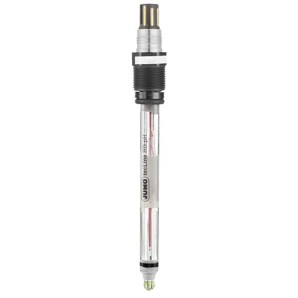Électrode combinée pH JUMO, verre HT, tête enfichable VP Pg13,5, Pt1000 intégré, diaphragme annulaire PTFE, 00621070