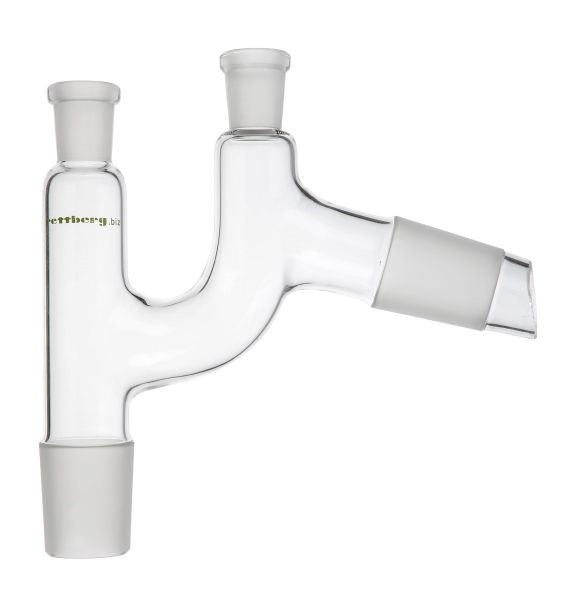 Embout Rettberg Claisen, 2x noyau NS 29/32, 2x manchon NS 14,5/23, verre borosilicaté 3,3, 134061129