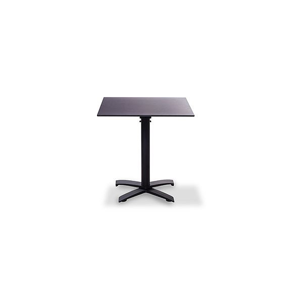 VEBA plateau de table HPL noir 70x70cm, 1077