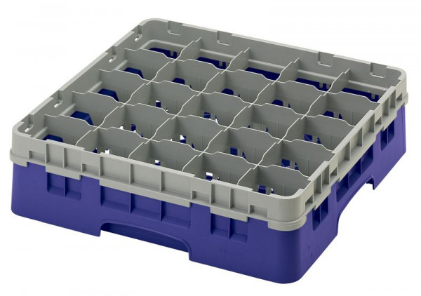 Panier de lavage Cambro 25 compartiments Camrack® 11,4 cm bleu marine, lot de 5, 25S418186