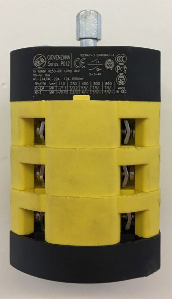 Interrupteur ELMAG 230/0/380 volts pour EUROCOMBI 210 AC/DC, 9505027