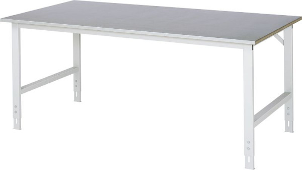 Table de travail RAU série Tom (table de base), L2000 x P1000 x H760-1080 mm, 06-625ES10-20.12