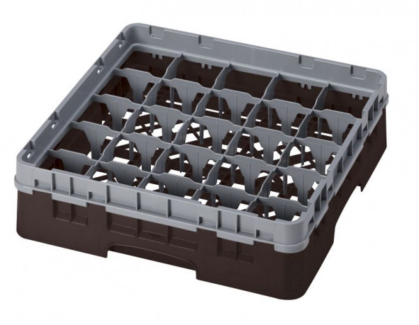 Panier de lavage Cambro 25 compartiments Camrack® 9,2 cm Marron, Pk: 5 pièces, 25S318167