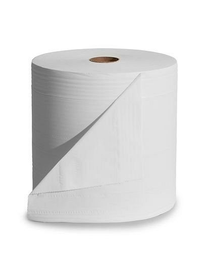 DENIOS Tissus robustes, 4 plis, 1 rouleau, blanc, 130-037
