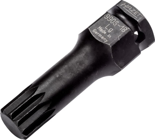 Hazet Impact Machine tournevis Douille, carré creux 12,5 mm, long, longueur de lame : 41,1 mm, 990S-18LG