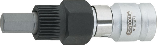 KS Tools Clé mixte pour alternateur 1/2", à six pans creux, 10,0 mm, 70 mm, 150.3157