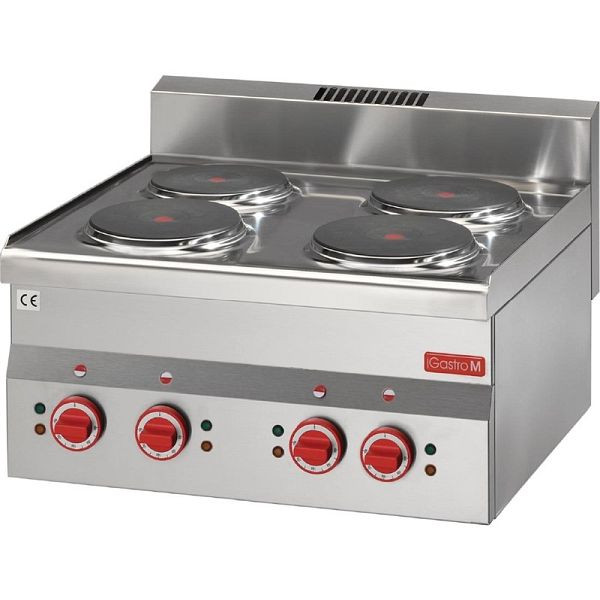 Cuisinière électrique Gastro M 60 / 60PCE, 4 foyers, GN018