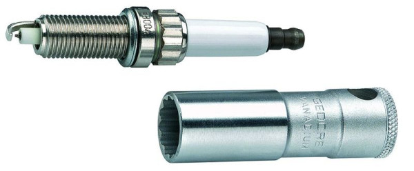 Insert de bougie GEDORE 3/8'', profil UD, avec ressort de retenue 14 mm, 1793586