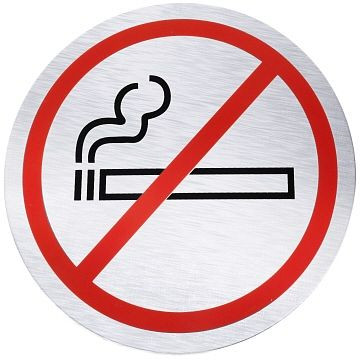 Symbole de porte contacto NON FUMEUR 16 cm, 7664/001