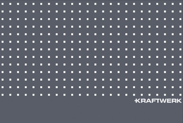 Kraftwerk Paroi arrière perforée pour chariot d'atelier BT900 600mm, 191.509.003