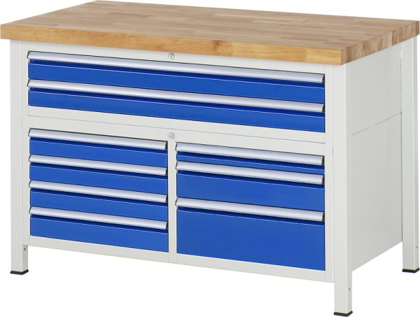 Etabli RAU série 8000 - modèle 8923, L1250 x P700 x H840-1040 mm, 13-8923A2-127B4H.11