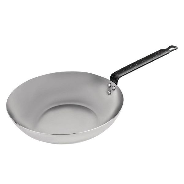 Wok Vogue en fer non revêtu 28cm, GG722