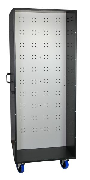 armoire mobile à panneaux perforés Blunt SmartCenter, utilisable des deux côtés, version de base, 670-300-0-0-100