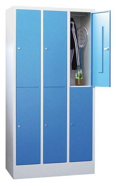 Armoires de vestiaire PAVOY avec piètement, largeur du compartiment 300 mm, 21265-323-401
