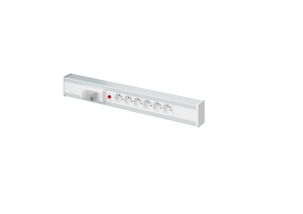 SOFAME Multiprise inclinée avec disjoncteur, longueur 630 mm, W010080246
