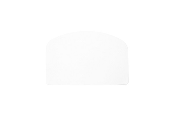 Grattoir à pâte Schneider flexible, taille : 137 x 86 mm, LDPE blanc, 227241