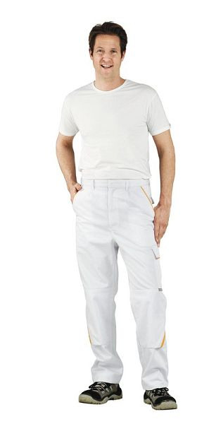 Pantalon Planam Highline, blanc pur/blanc pur/jaune, taille 24, 2327024