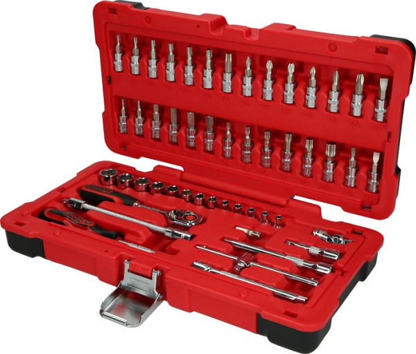 KS Tools Jeu de clés à douilles 1/4" CHROMEplus, 50 pièces, 958.0650