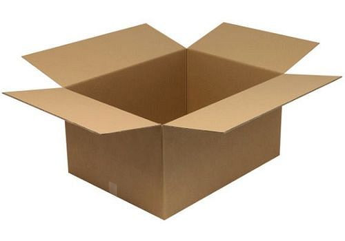 Boîte pliante en carton ondulé TransPak à 2 parois, dimensions intérieures 800 x 600 x 400 mm, qualité 2.50BC, paquet : 10 pièces, 299416