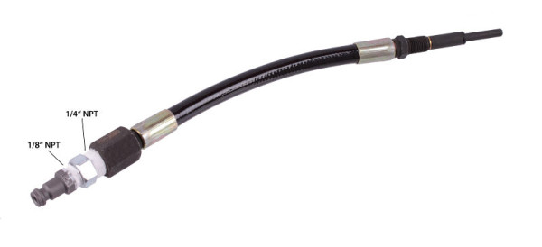 Stahlmaxx M10 x 1 Adaptateur de bougie de préchauffage flexible pour testeur de compression pour moteurs VW T5, Touareg 2.5 PD, XXL-11195