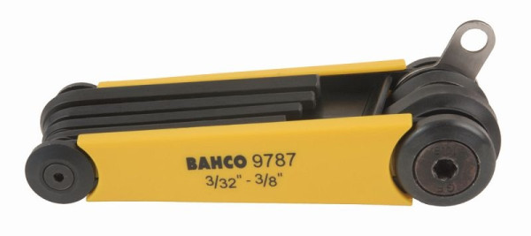 Jeu de clés Allen Bahco, 7 pièces, dans un étui avec insert, TAHBE-9787
