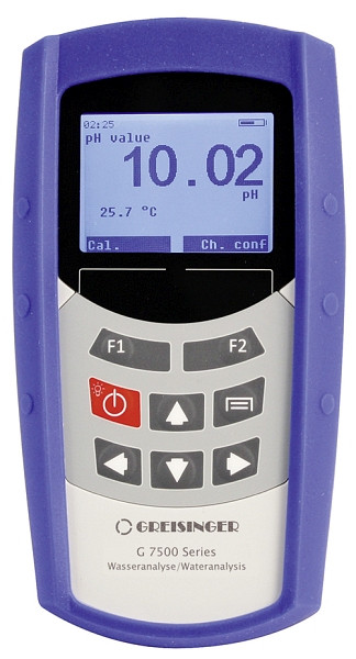 Appareil de mesure portable pour analyse de l'eau Greisinger MultiSensor G 7500-PH135/O2-2 avec GWO 5610-L02, 483924