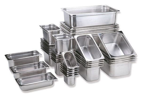 Bac APS GN 1/2, 32,5 x 26,5 cm, profondeur : 40 mm, inox, 2 litres, 81201