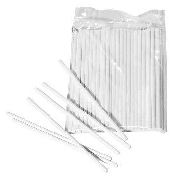 Bâtonnet Contacto pour cake pop, carton 12 cm, paquet de 50 en sachet, 854/240