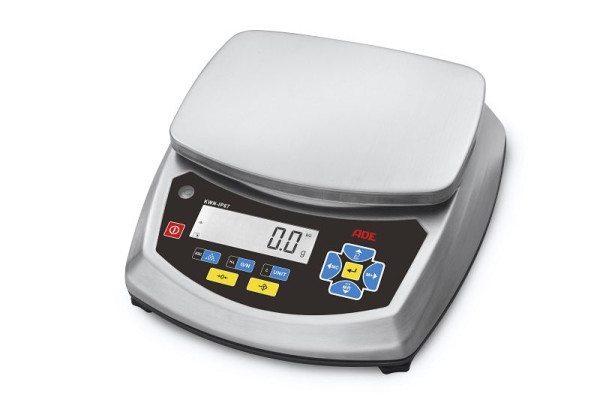 Trieuse pondérale ADE en acier inoxydable KWN6-IP67, charge maximale : 6 kg, incrément de chiffres : 1g 2g, 2333-6OE
