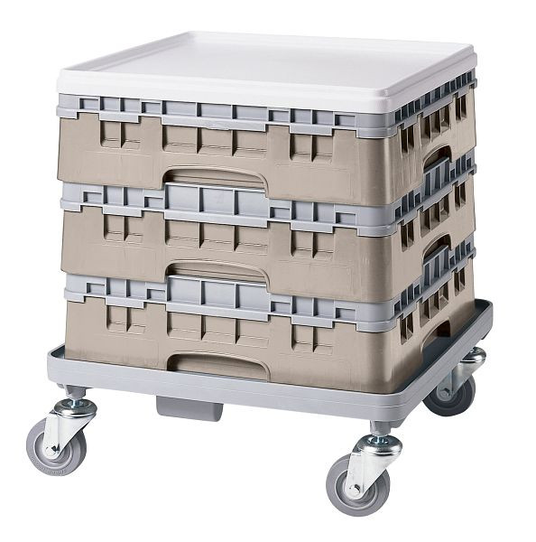 Panier de base Cambro 1/1 avec 1 rallonge Base Camrack®, beige, paquet de 4, BR414184