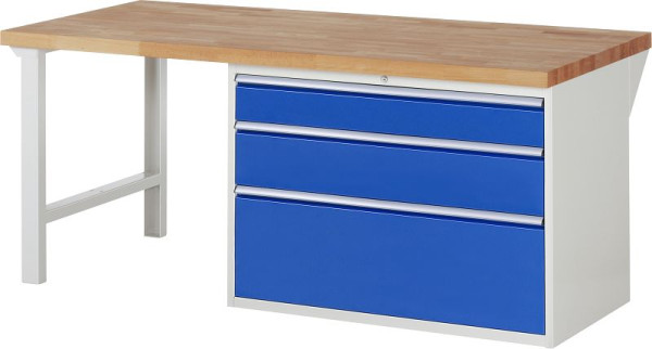 Etabli RAU série 7000 - modèle 7708, L2000 x P900 x H890 mm, base système L2000 x P850 x H850 mm, 03-7708A1-209B4M.11