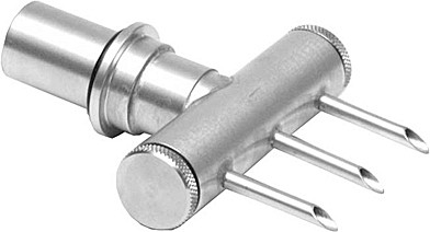 Buse triple / simple Schneider, Ø 3 x 4,8 mm, longueur : 3 x 25,0 mm, 152648
