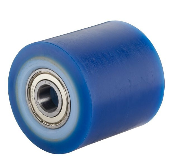 Galets à fourche BS rollers, polyuréthane coulé 87 +/-3 Shore A âme polyamide, roulements à billes, diamètre de roue 85 mm, C42.85.20A