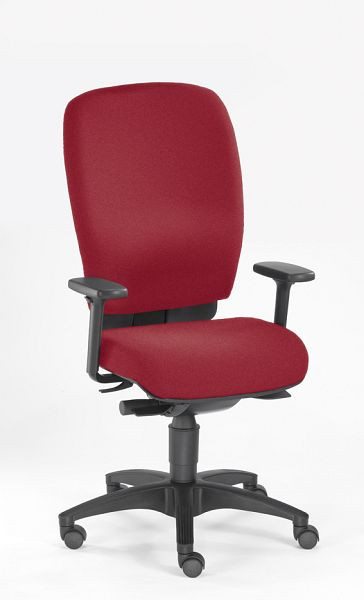 SITWELL LADY Comfort, bordeaux, chaise de bureau sans accoudoirs, SY-68.100-M-80-104-00-44-10