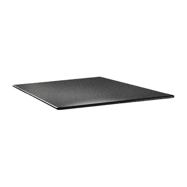Topalit Smartline plateau de table carré anthracite 70cm, DR962