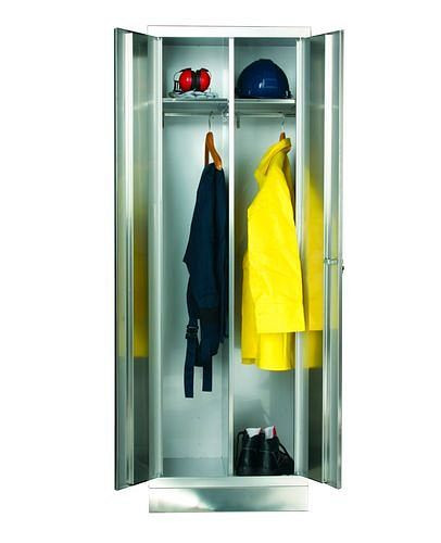 Armoire en acier inoxydable DENIOS Inox, L 600, P 500, H 1800 mm, 251-574