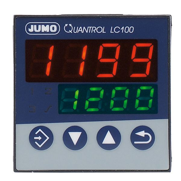 Régulateur compact JUMO, format 48x48 mm, AC 110 à 240 V, nombre de contacts en contacts normalement ouverts : 1, une sortie relais, 00605304