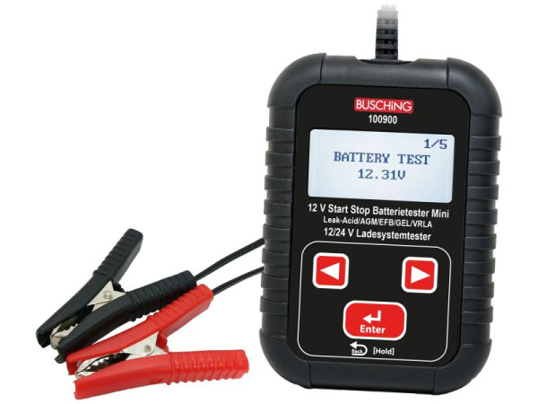 Busching StartStop testeur de batterie/système de charge "Mini", batterie 12V/Ladesys.12/24V, 100900