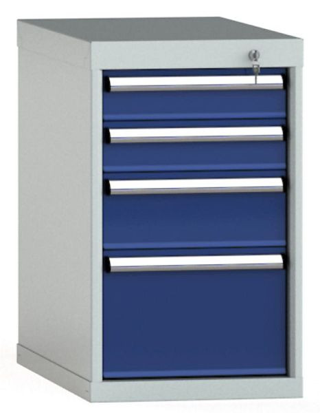 Armoire à tiroirs KLW 700 x 419 x 750 mm H x L x P, dimensions d'installation : 600 mm, division : 18x36 unités, SDB0700-04EP-001