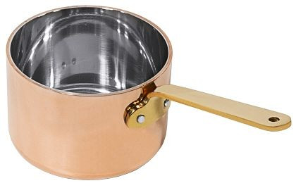 Casserole Contacto 9 cm, profonde en cuivre/acier inoxydable, 8771/090
