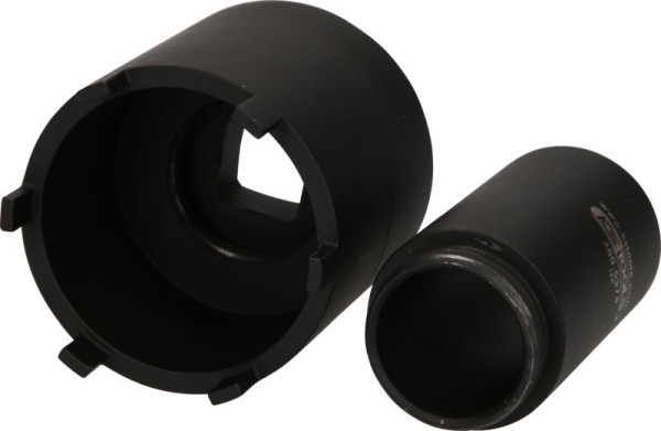 Jeu de contre-écrous et de clés KS Tools avec tube de guidage pour Mercedes, Ø 63 mm, 2 pièces, 460.5625