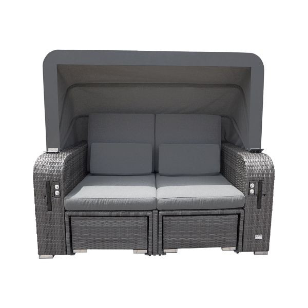 HOME DELUXE chaise de plage HOLBY - avec housse, 49143
