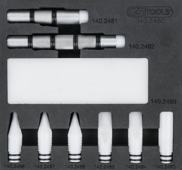 Jeu de mandrins anti-retour KS Tools, 10 pièces, 140.2480