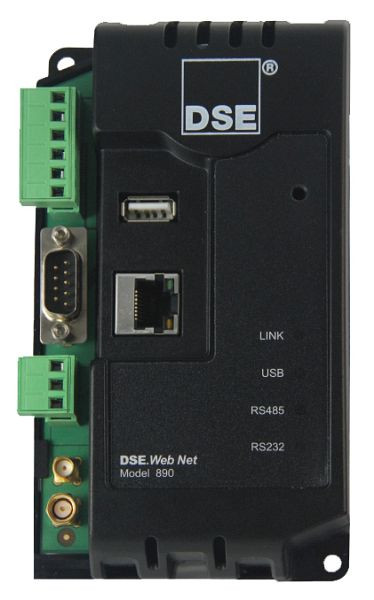 Passerelle de surveillance à distance ELMAG DSE 890 Webnet pour groupes électrogènes avec commande DSE à partir de la version DSE 45xx, 53705
