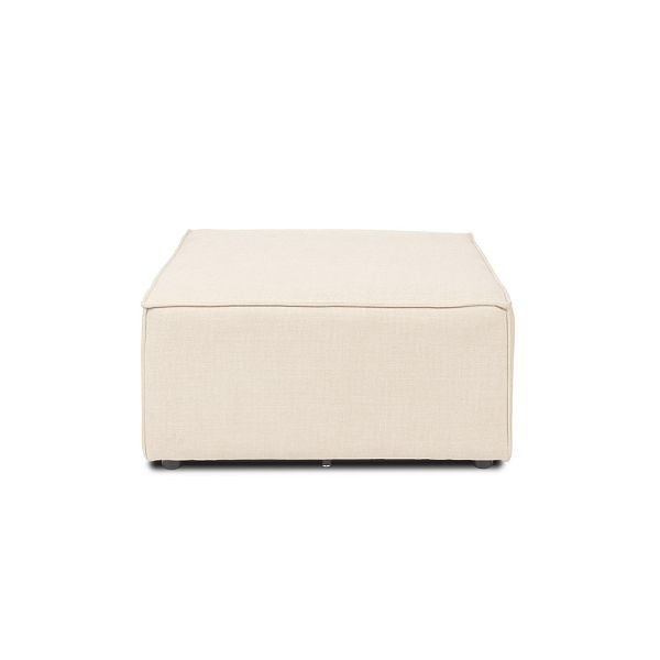 HOME DELUXE Canapé modulable Tabouret VERONA - beige, 49377