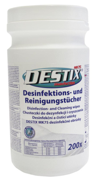 Lingettes désinfectantes Eichner en boîte distributrice, boîte jumbo avec 200 lingettes désinfectantes, format de lingette : 215 x 215 mm, sans alcool, 9127-01819