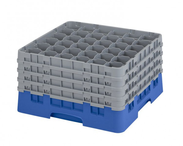 Panier de lavage Cambro 36 compartiments Camrack® 23,8 cm bleu, lot de 2, 36S900168